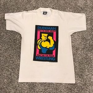 1993 Screen Stars Single Stitch Dudeman Wrestling